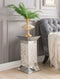 Huey Pedestal Stand, Mirrored